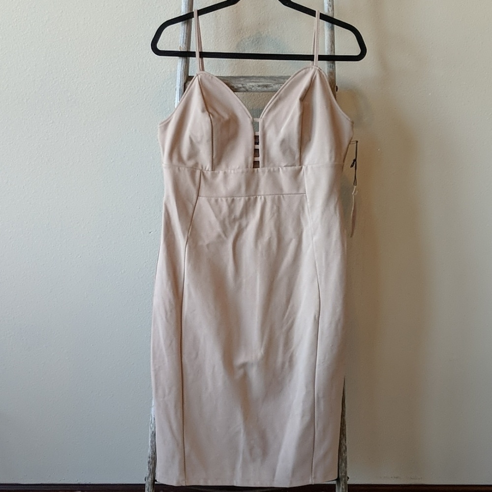 Brand New! Haute Monde Tan Dress